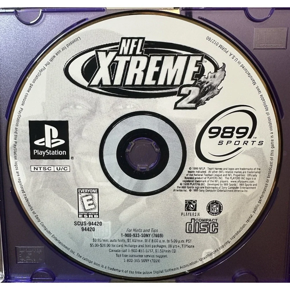 PS1 - Action Bass, Sidney 2000, Gameday 98, Mat Hoffman's Pro BMX, NFL Extreme 2